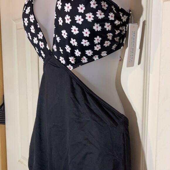 Beach Betty Floral Cut Out Panels Swimsuit L NWT - Picture 6 of 16